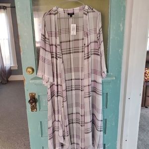 Torrid Plaid Kimono